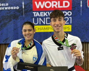 Αργυρό η Κίτσιου και χάλκινο ο Δημητρόπουλος στο Παγκόσμιο Πρωτάθλημα ταεκβοντό U21!