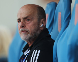 Στο Κορωπί ο Γιάννης Αλαφούζος - Εμψύχωσε τους παίκτες του Παναθηναϊκού ενόψει ΑΕΚ