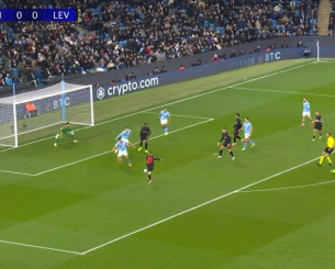 Ο Γκριμάλντο σίγησε το «Etihad» για το 0-1 της Λεβερκούζεν (video)