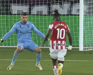 Ο Νίκο Γουίλιαμς έβαλε το γκολ της αγωνιστικής, αλλά... δεν βγάζει νόημα πώς το έκανε (video)