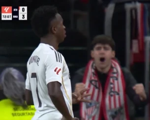 H χειρονομία του Βινίσιους που ξεσήκωσε (video)