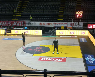 Από νωρίς στη Sunel Arena για ατομική δουλειά Μπράουν και Χαραλαμπόπουλος (video)