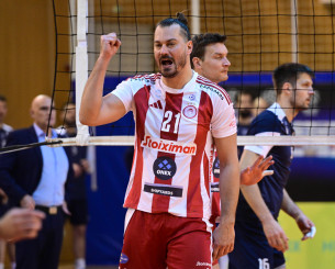 Ανέβηκε τρίτος στη Volley League ο Ολυμπιακός με νίκη στο εξ αναβολής ματς με τον Φλοίσβο