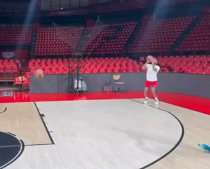 Το 'πε και το 'κανε: Ο Μόντε Μόρις πήγε στο ΣΕΦ για σουτ