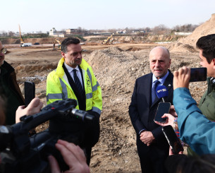 Αυτοψία στον Βοτανικό: Αλαφούζος, Χατζηδάκης και Δούκας στο νέο γήπεδο του Παναθηναϊκού