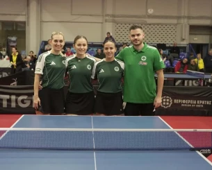 Εμφατική νίκη του Παναθηναϊκού επί του Ολυμπιακού στο Πινγκ Πονγκ γυναικών
