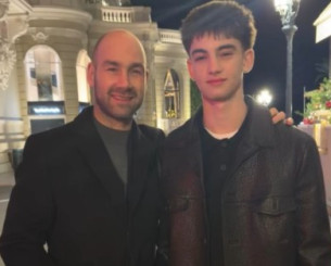 Ο γιος του Σπανούλη έγινε 16 και είναι ήδη ψηλότερος από τον πατέρα - Η ανάρτηση από το Ροβανιέμι