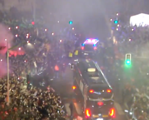 Υποδοχή ηρώων: Τρέλα στην παρέλαση της Αλμπαθέτε μετά την επική πρόκριση κόντρα στη Ρεάλ (video)