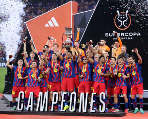 Η απονομή του Super Cup Ισπανίας στην Μπαρτσελόνα (video)