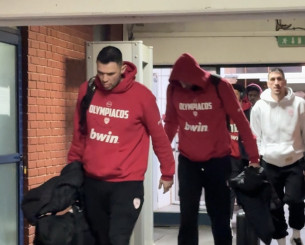 Η άφιξη του Ολυμπιακού στη Χάλα Πιονίρ: Το video του Athletiko