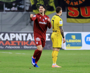 Ο Σαγκάλ ανοίγει νωρίς το σκορ για την ΑΕΛ Novibet κόντρα στον Άρη (video)