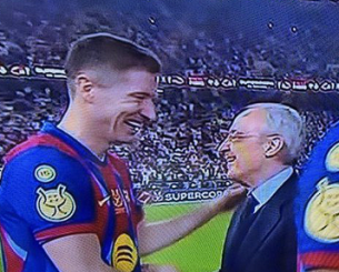 Η απίστευτη ατάκα που είπε ο Φλορεντίνο Πέρεθ στον Λεβαντόφσκι και τον άφησε... άφωνο (video)