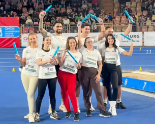 Αγώνας κλειστού στίβου 60μ για... influencers στο διεθνές meeting του Λουξεμβούργου!