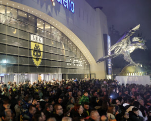 Η ΑΕΚ ματαιώνει τα events για το ντέρμπι με τον Ολυμπιακό σε ένδειξη σεβασμού στους νεκρούς των δυστυχημάτων