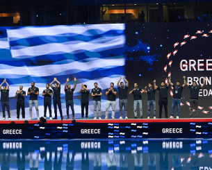 Παρέλαβαν τα χάλκινα ευρωπαϊκά μετάλλια οι παίκτες της Εθνικής ομάδας πόλο ανδρών!