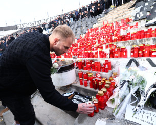 Στην Τούμπα αντιπροσωπεία των ποδοσφαιριστών του Αρη (photos)