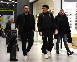 Βαρύ το κλίμα στην αναχώρηση της αποστολής του ΠΑΟΚ για Γαλλία (photos & video)