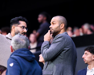 Ο Τόνι Πάρκερ στην «LDLC Arena» για το Βιλερμπάν - Παναθηναϊκός (video)