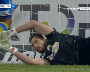 Ο Στρακόσια για την τρομερή απόκρουσή του στο 93': «Ευτυχώς είχα οπτικό πεδίο»