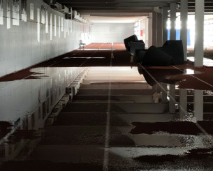 Οι αντιδράσεις για την εισροή νερού στο κλειστό προπονητήριο στίβου στο ΟΑΚΑ