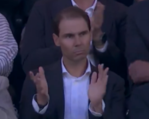 Το πρόσωπό του τα λέει όλα: Η αντίδραση του Ναδάλ στο κερδισμένο σετ του Τζόκοβιτς (video)