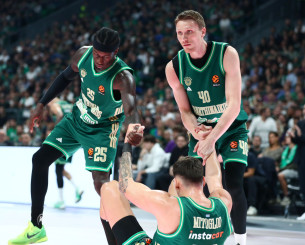 Χωρίς Ναν και Γκριγκόνις η αποστολή του Παναθηναϊκού στο T-Center ενόψει Μπασκόνια