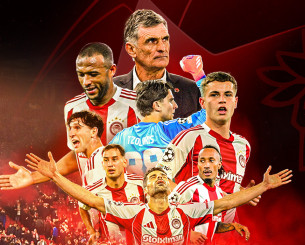 Θρύλος της Ευρώπης: Ο Ολυμπιακός άλωσε το Άμστερνταμ και συνεχίζει στο Champions League