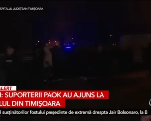 Διακόσιοι φίλαθλοι του ΠΑΟΚ στο πλευρό των τραυματιών στην Τιμισοάρα (video)