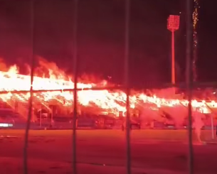 «Κάηκε» η Καλαμαριά για τα 100 χρόνια του Απόλλωνα (video)