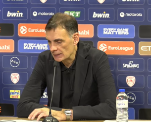 Μπαρτζώκας: «Δείξαμε ότι το ταβάνι μας είναι ψηλά, αλλά πρέπει να σκεφτούμε γιατί παίξαμε έτσι στο δεύτερο μέρος»