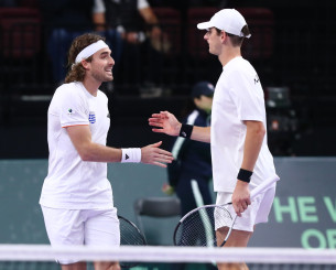 Η Ελλάδα επικράτησε στο διπλό και βρίσκεται ένα βήμα πριν την πρόκριση στο World Group Ι του Davis Cup