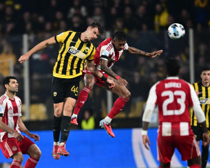 Τα highlights της επεισοδιακής ισοπαλίας στο ντέρμπι μεταξύ ΑΕΚ και Ολυμπιακού