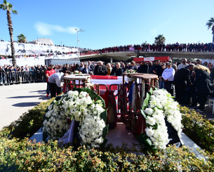 Τελέστηκε το μνημόσυνο για τα θύματα της Θύρας 7 - Ρίγος και συγκίνηση στην «ερυθρόλευκη» οικογένεια (pics)