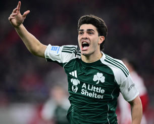 Το γκολ του Ταμπόρδα που άνοιξε το σκορ για τον Παναθηναϊκό στο «Καραϊσκάκης» (video)