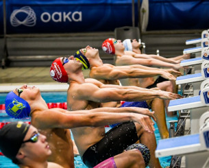 Έδωσαν τα πρώτα δείγματα στην πισίνα του ΟΑΚΑ ο Χρήστου και η Ντουντουνάκη