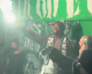 Ο Λεσόρ βρέθηκε σε κοπή πίτας και έγινε ένα με τον κόσμο του Παναθηναϊκού (video)