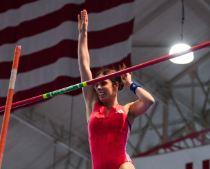 Η Κατερίνα Στεφανίδη έκανε τον πρώτο της αγώνα μετά τη γέννηση του γιου της