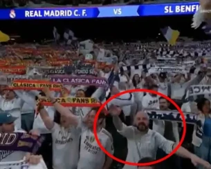 Οπαδός της Ρεάλ έκανε ναζιστικούς χαιρετισμούς και τον έδιωξαν από το «Μπερναμπέου»