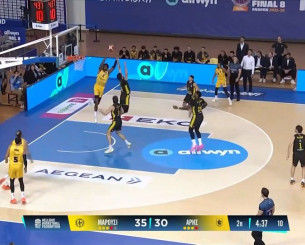 Alley-oop με δόση τύχης από τον Αντετοκούνμπο, τρίποντη απάντηση από τον Τουλιάτο (video)