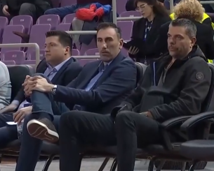 Allwyn Final 8: Ντικούδης και Τσαρτσαρής παρακολούθησαν το Μαρούσι - Ολυμπιακός