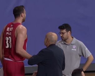 Ανησυχία στον Ολυμπιακό με Μιλουτίνοφ - Τραυματίστηκε στον αντίχειρα (video)