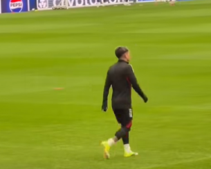 Ο Πρεστιάνι βγήκε κανονικά για προπόνηση με την αποστολή της Μπενφίκα στο Μπερναμπέου (video)