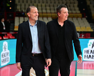 Τετ α τετ Λεπενιώτη με Τσους Μπουένο πριν το Ολυμπιακός - Παναθηναϊκός (photos)