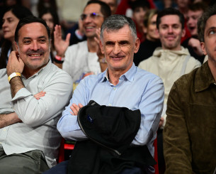 Στο ΣΕΦ για το Ολυμπιακός - Παναθηναϊκός Μεντιλίμπαρ, Κωστούλας και Μουζακίτης (photos)