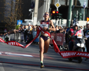 Μαρινάκου: «Έδωσα την ψυχή μου για να μπορέσω να τερματίσω αυτόν τον ημιμαραθώνιο» (video)