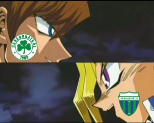 Με... Yu-Gi-Oh το pregame Λεβαδειακού για Παναθηναϊκό (video)