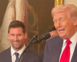 Το viral της χρονιάς - Η αντίδραση του Μέσι όταν ο Τραμπ ανέφερε τον Κριστιάνο (video)