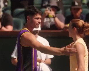 Το τετ α τετ της Σάκκαρη με τον Αλκαράθ (photo, videos)