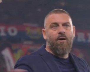 Ο Ντε Ρόσι κέρδισε με την Τζένοα την αγαπημένη του Ρόμα αλλά δεν το πανηγύρισε (video)