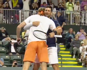 Ιδανική πρεμιέρα για Τσιτσιπά και Τζόκοβιτς στο διπλό του Indian Wells